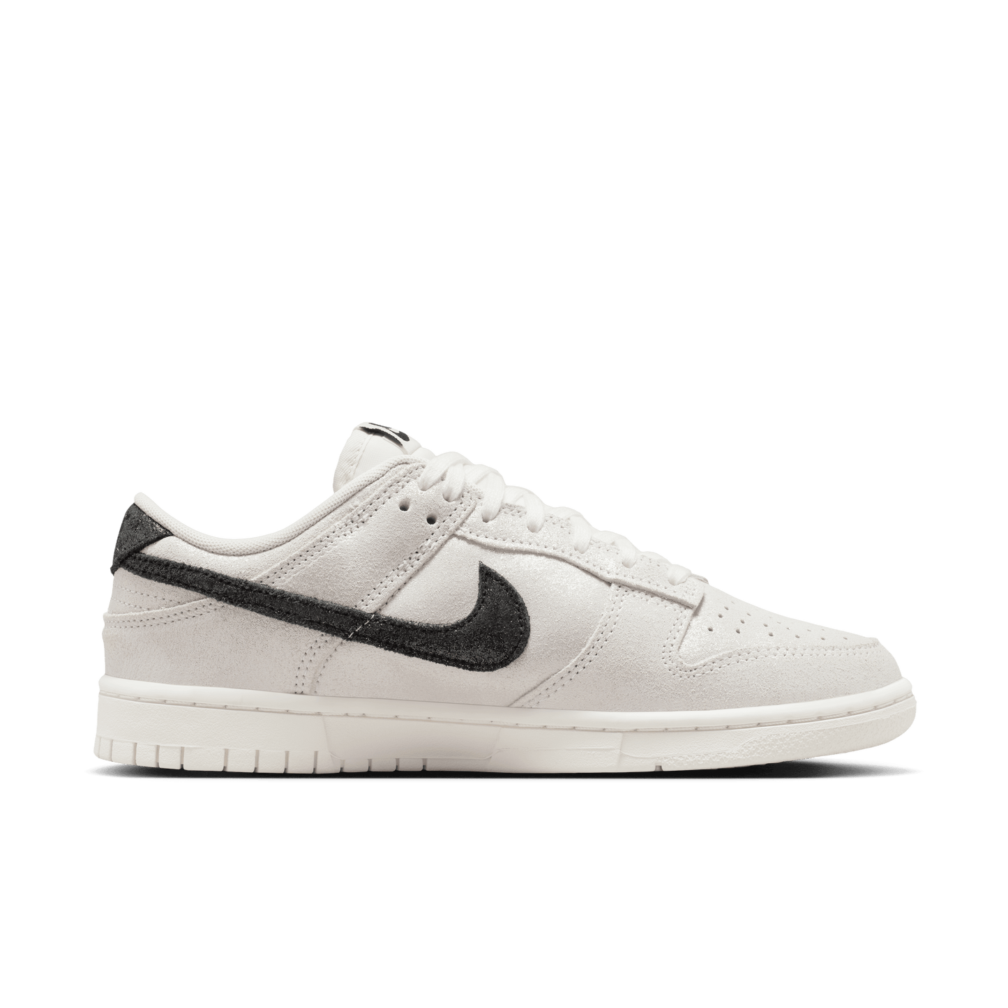 Nike Women's Dunk Low SE White Black Sparkle