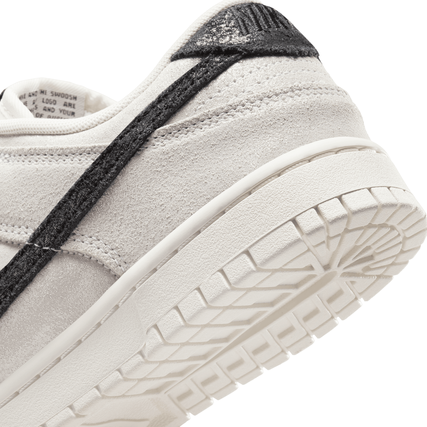 Nike Women's Dunk Low SE White Black Sparkle