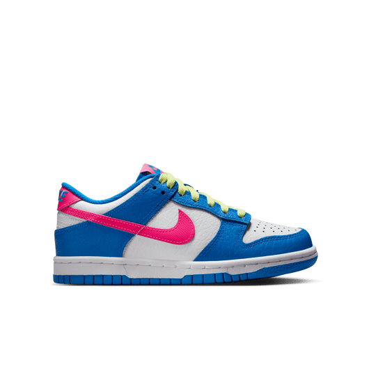 Nike Kids Dunk Low Photo Blue Hyper Pink