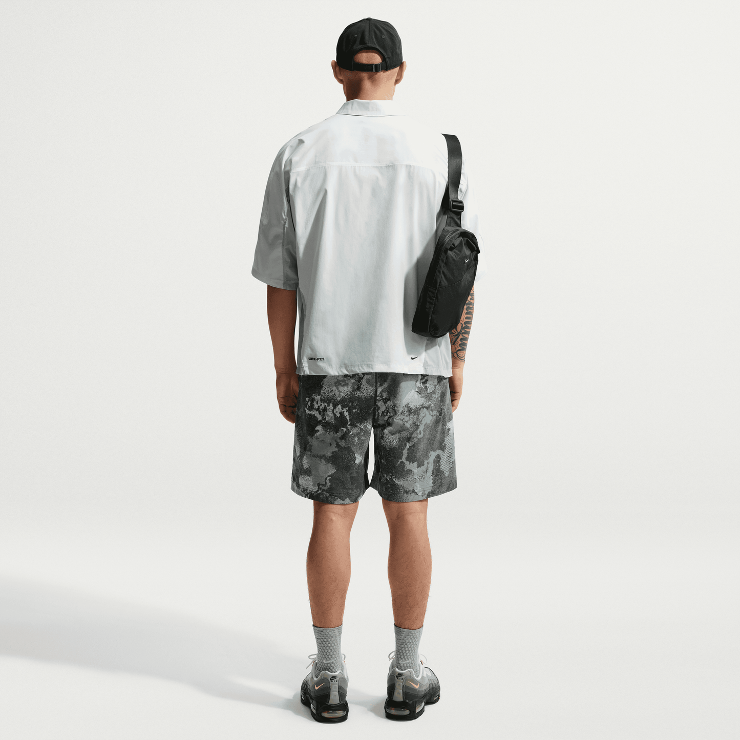 Nike Tech Dri-Fit Woven Shorts Camo Grey