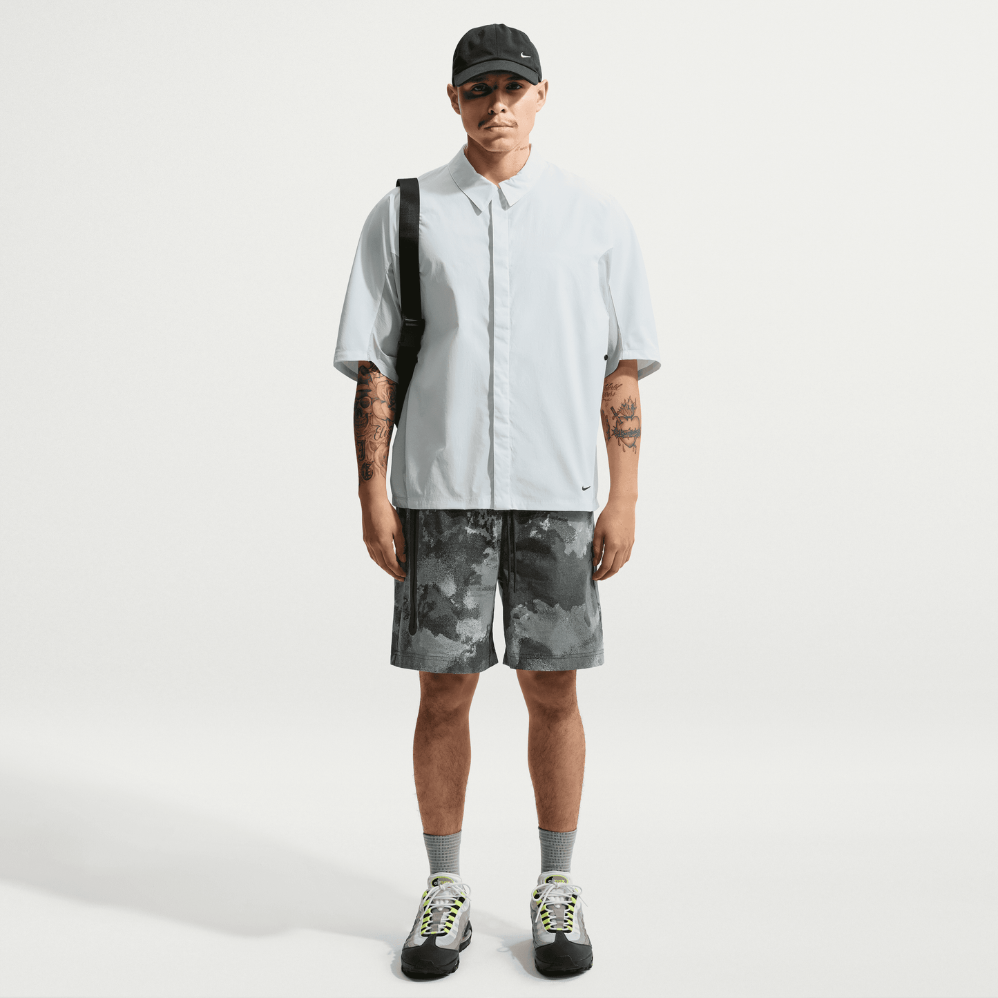 Nike Tech Dri-Fit Woven Shorts Camo Grey