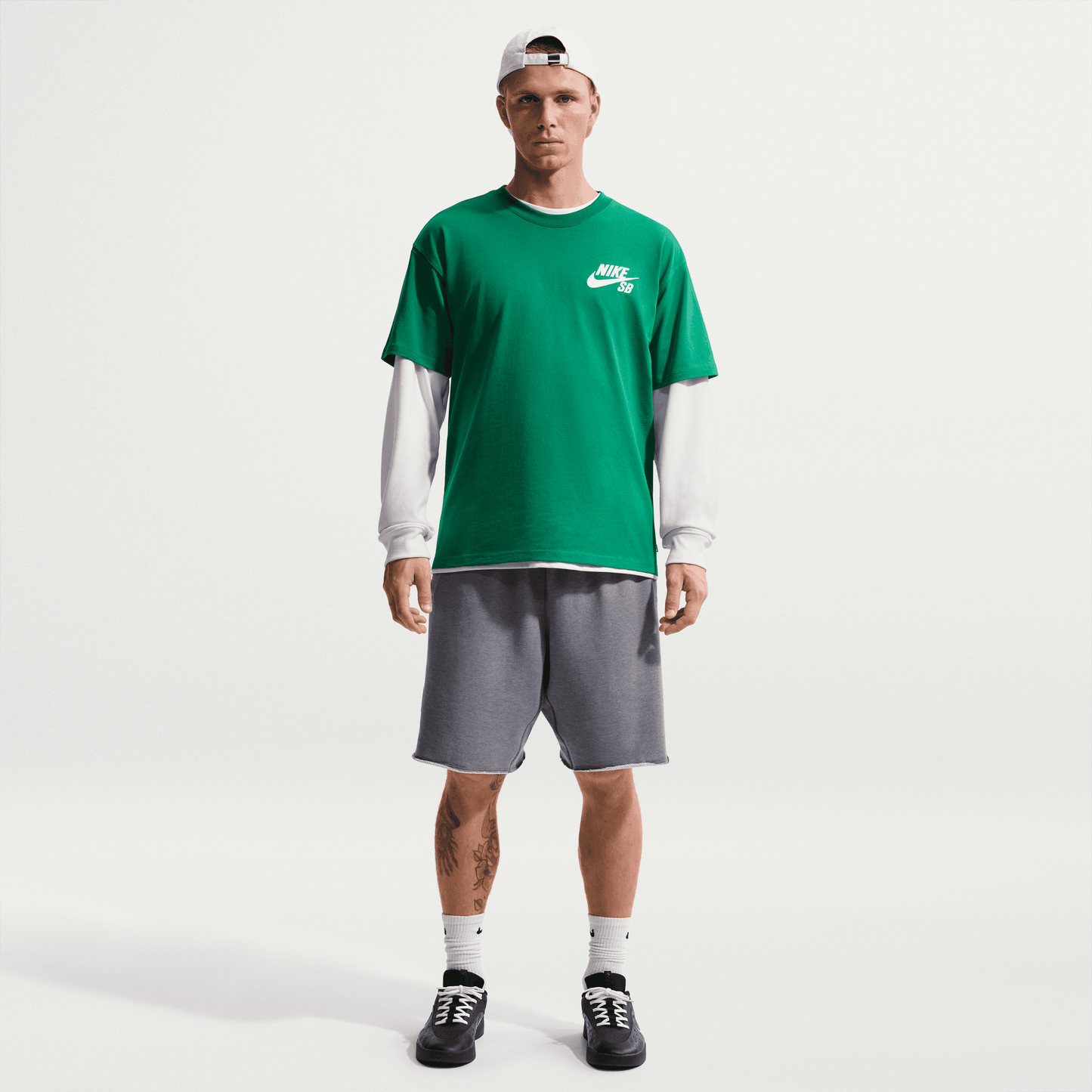 Nike SB Heart Skate Shorts Cool Grey