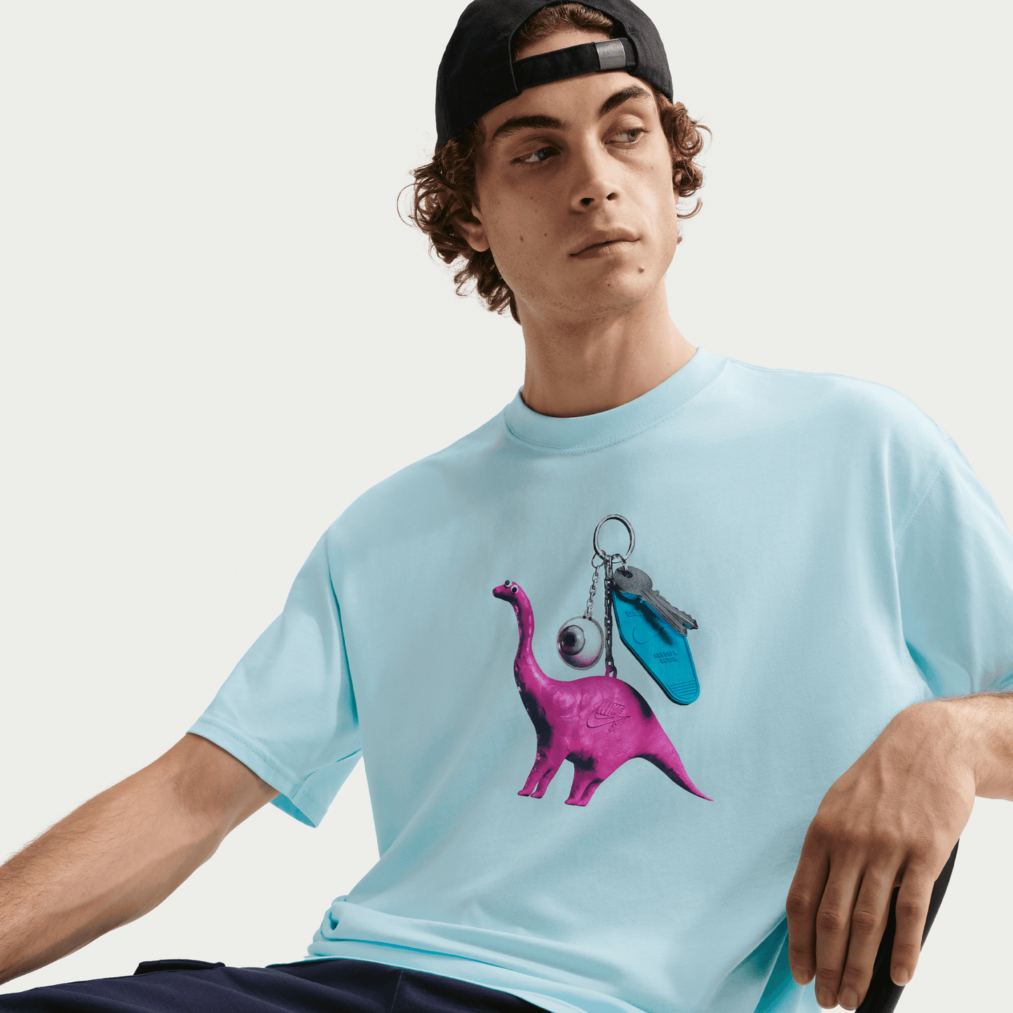 Nike SB Dino Keychain T-Shirt Glacier Blue