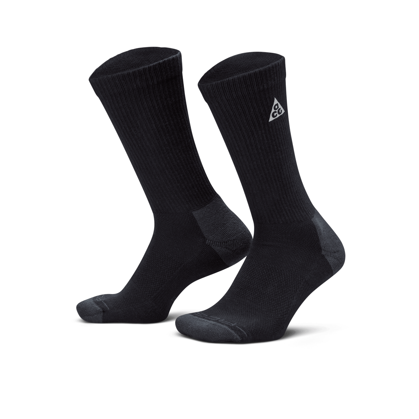Nike ACG Everyday Elevated Crew Socks Black Dark Smoke