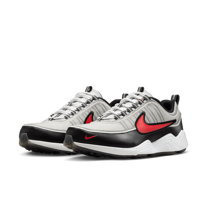 Nike Air Zoom Spiridon Metallic Silver Sport Red