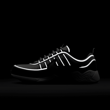 Nike Air Zoom Spiridon Metallic Silver Sport Red