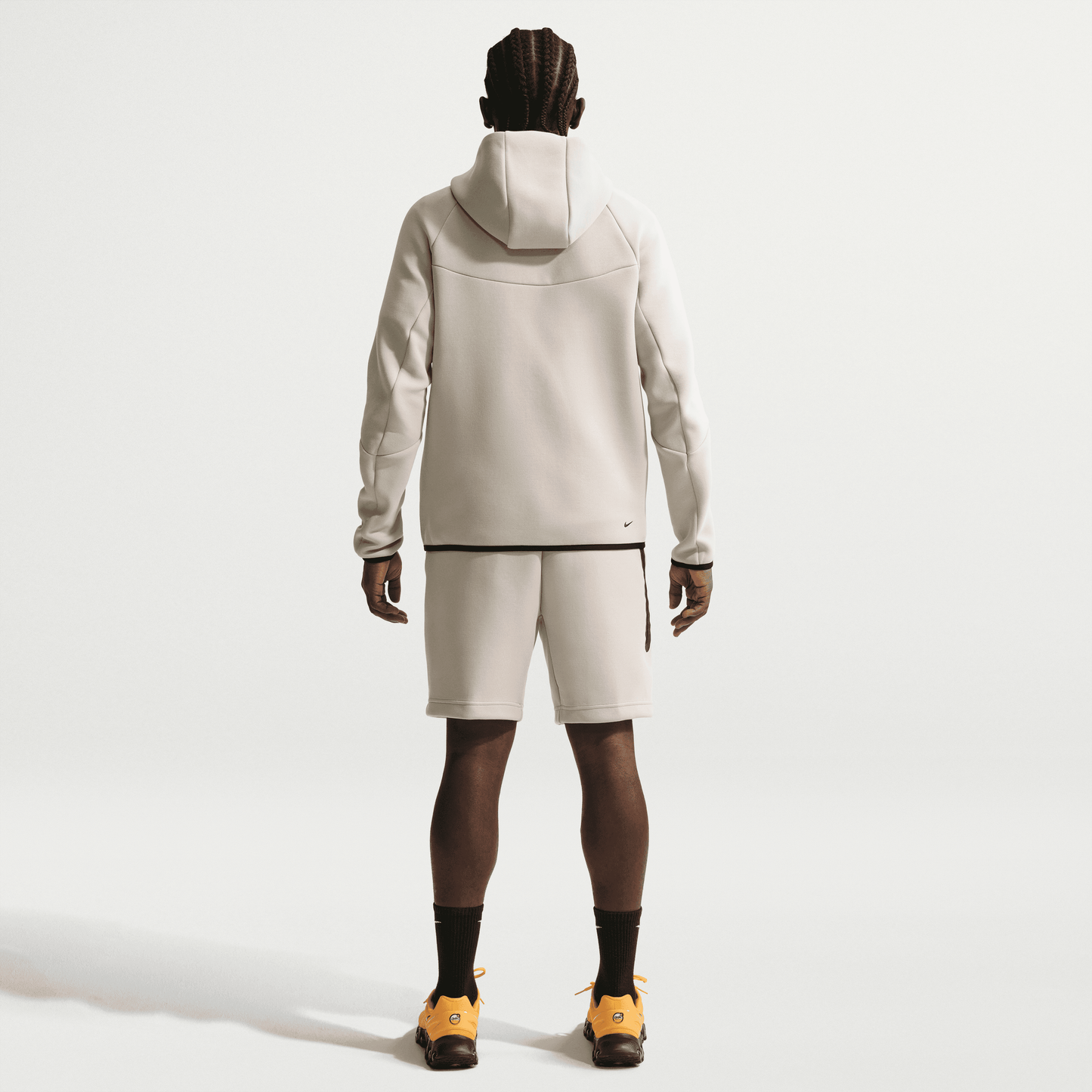 Nike Tech Fleece Shorts Cream II Black
