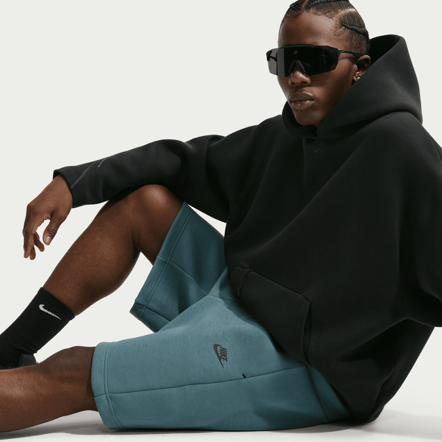 Nike Tech Fleece Shorts Mineral Slate