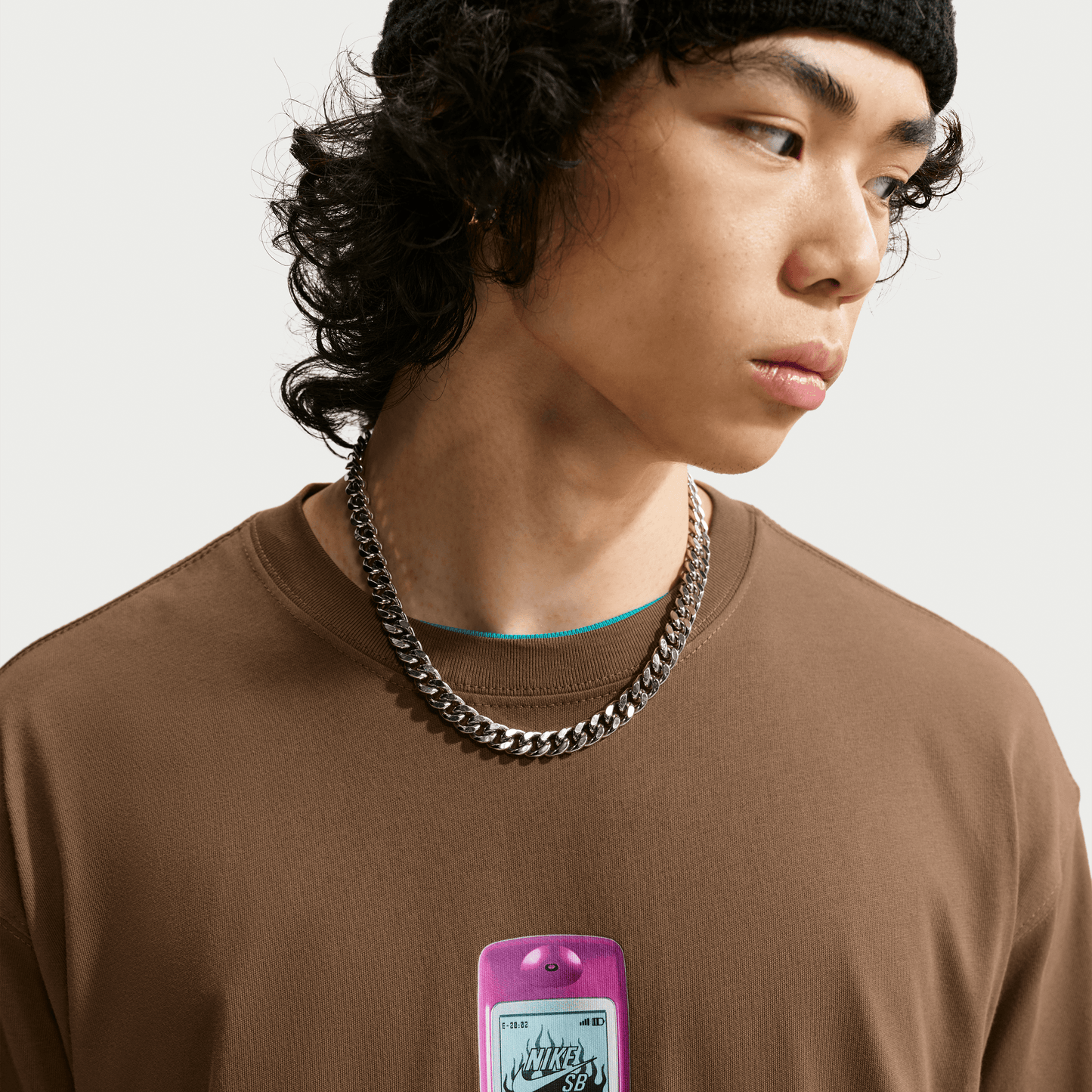 Nike SB Dumbphone T-Shirt Mosswood Brown