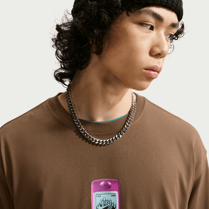 Nike SB Dumbphone T-Shirt Mosswood Brown