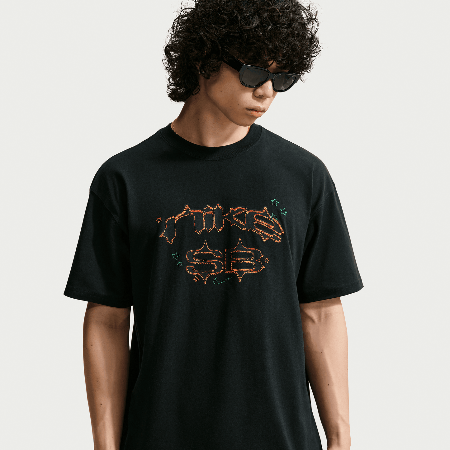 Nike SB Embroidery Logo T-Shirt Black