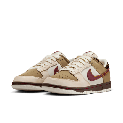 Nike Women's Dunk Low Khaki Team Red