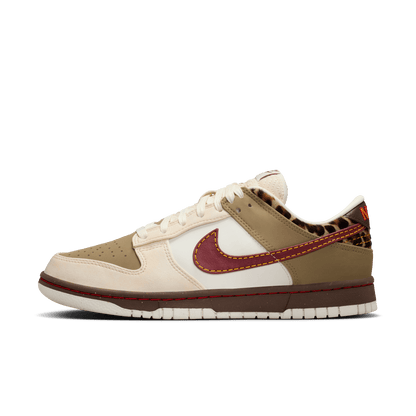 Nike Women's Dunk Low Khaki Team Red