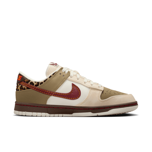 Nike Women's Dunk Low Khaki Team Red
