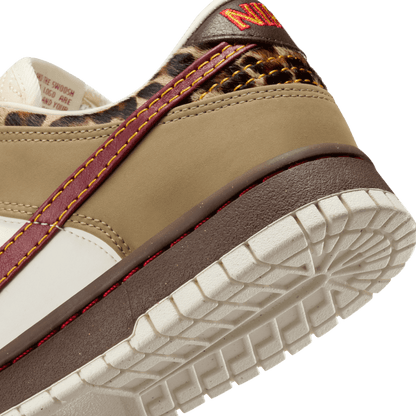 Nike Women's Dunk Low Khaki Team Red