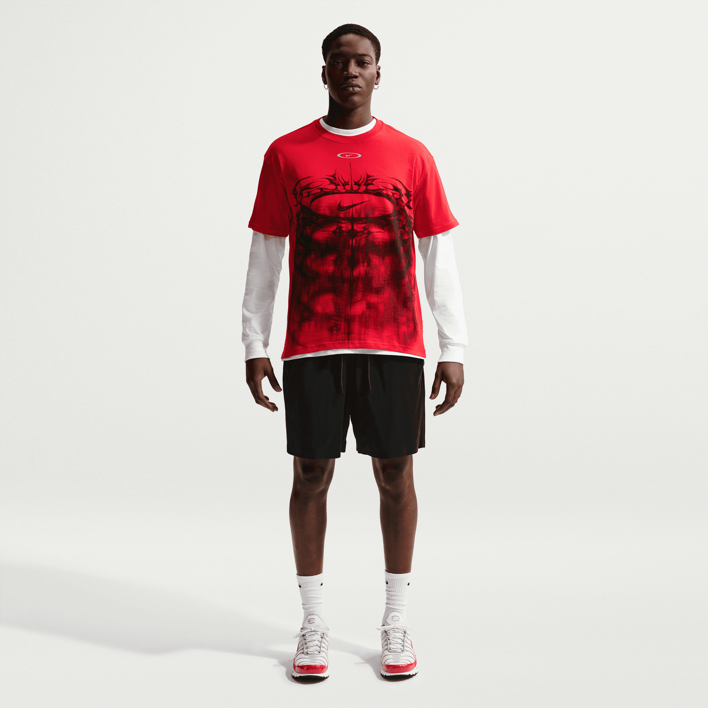 Nike Max90 Black Chrome T-Shirt University Red