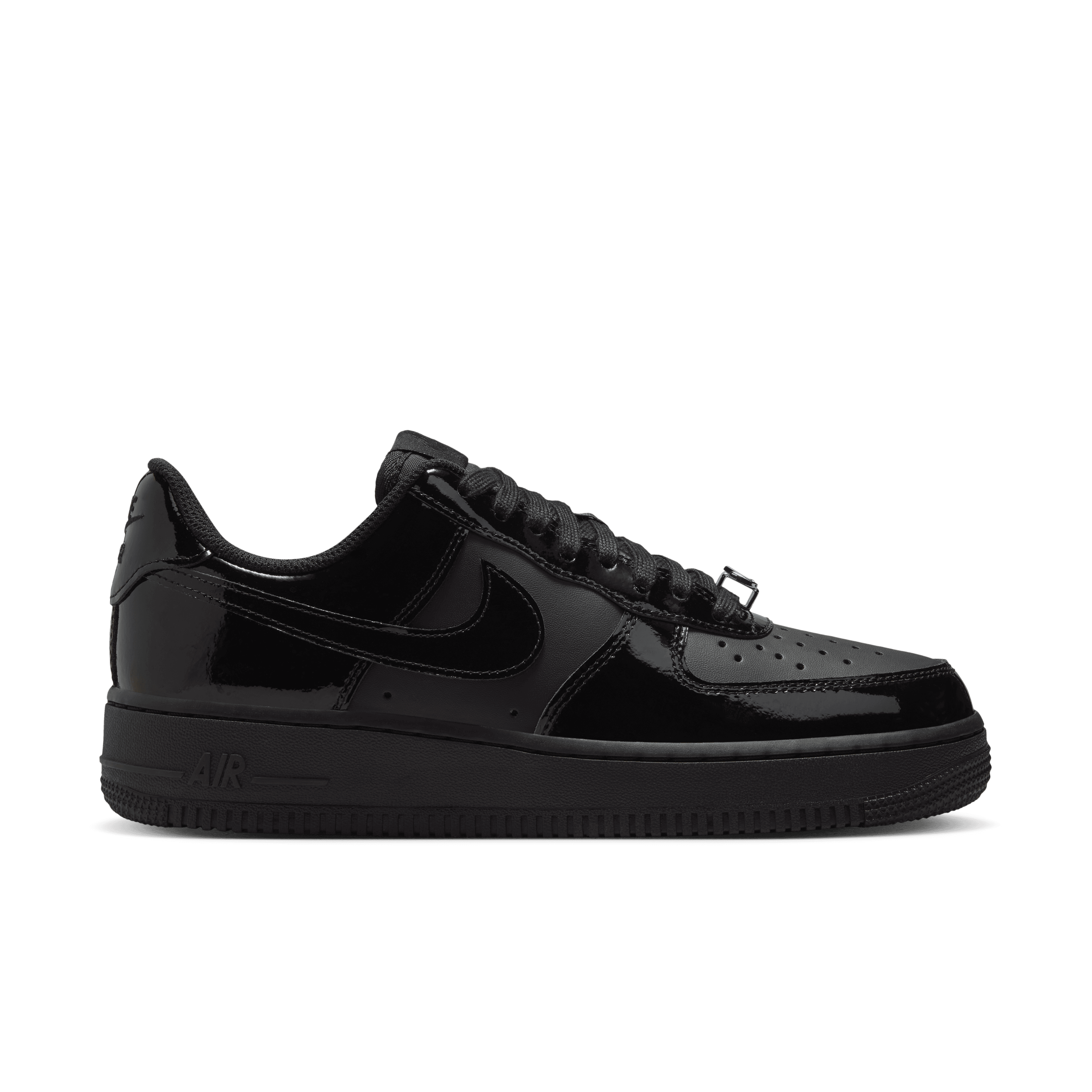 Nike Women's Air Force 1 '07 Black Patent Leather | Double R Kicks