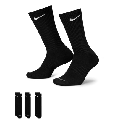Nike Everyday Plus Cushioned Socks 3-Pack Black