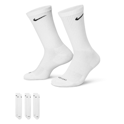 Nike Everyday Plus Cushioned Socks 3-Pack White