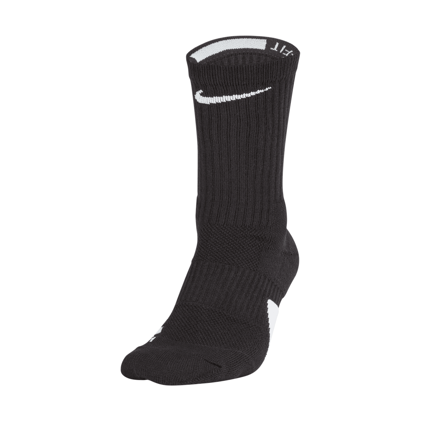 Nike Elite Crew Socks Black White