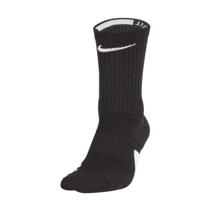 Nike Elite Crew Socks Black White
