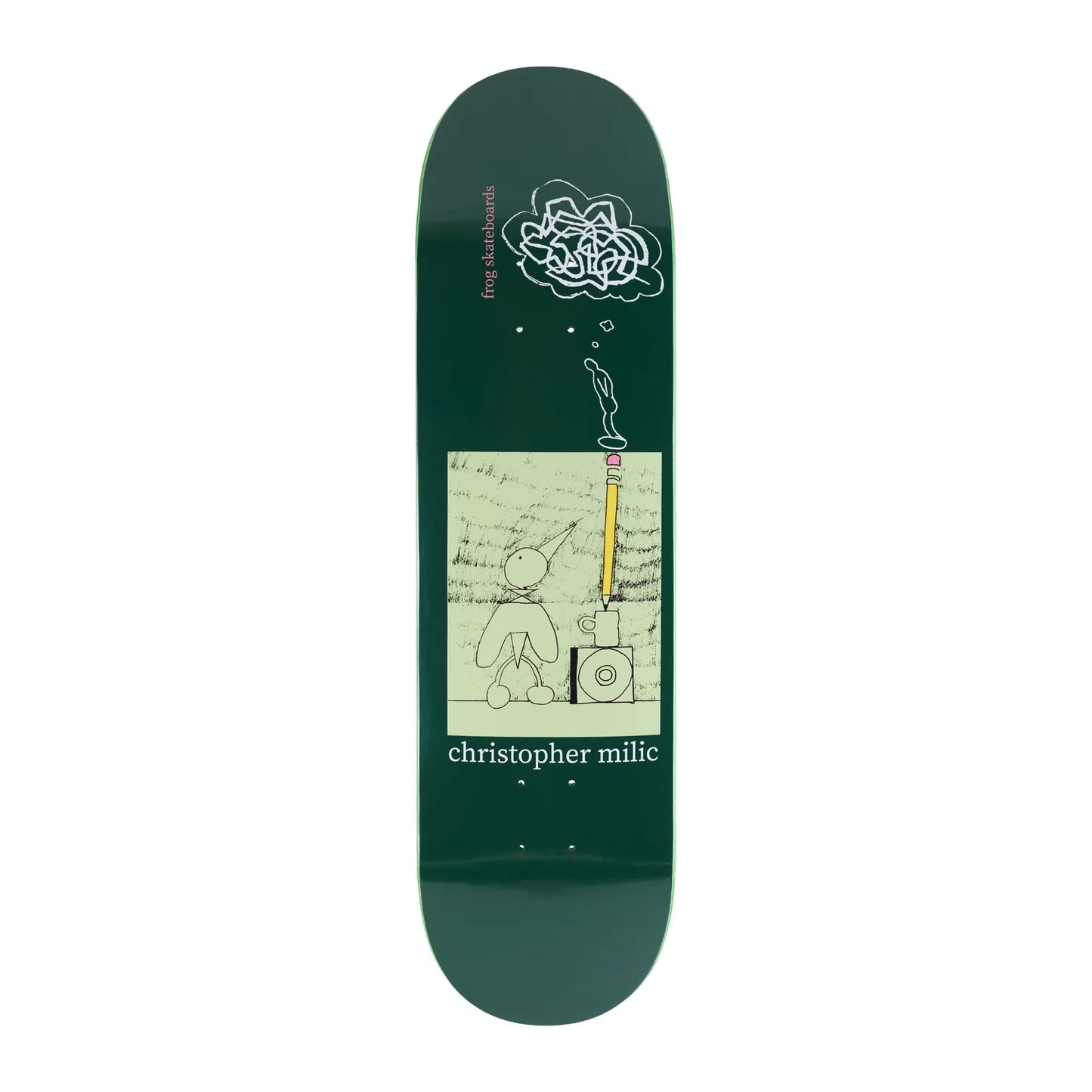 Frog Creative Block Chris Milic Skateboard Deck 8.38