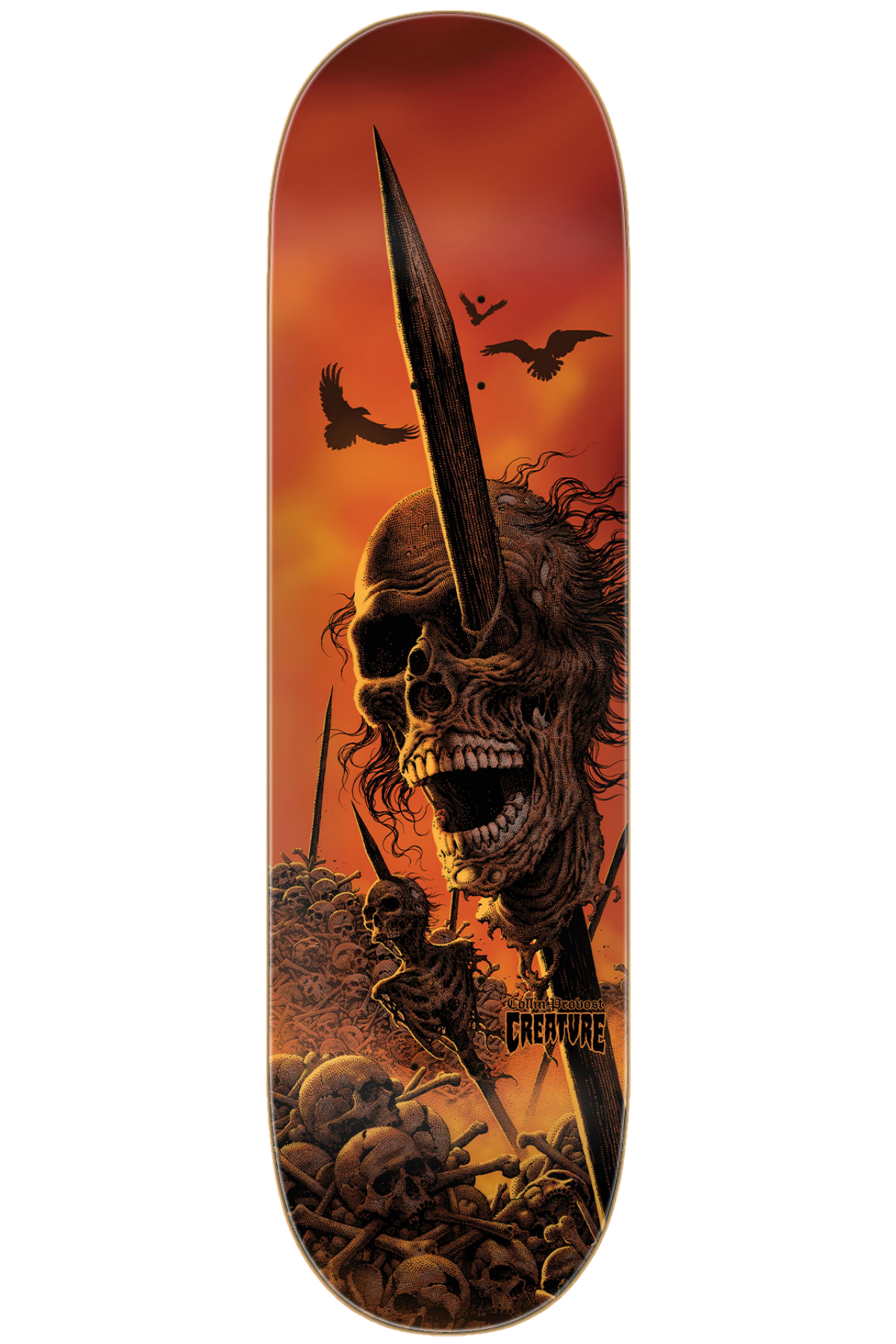 Creature Provost Wasted Pro Skateboard Deck 8.75