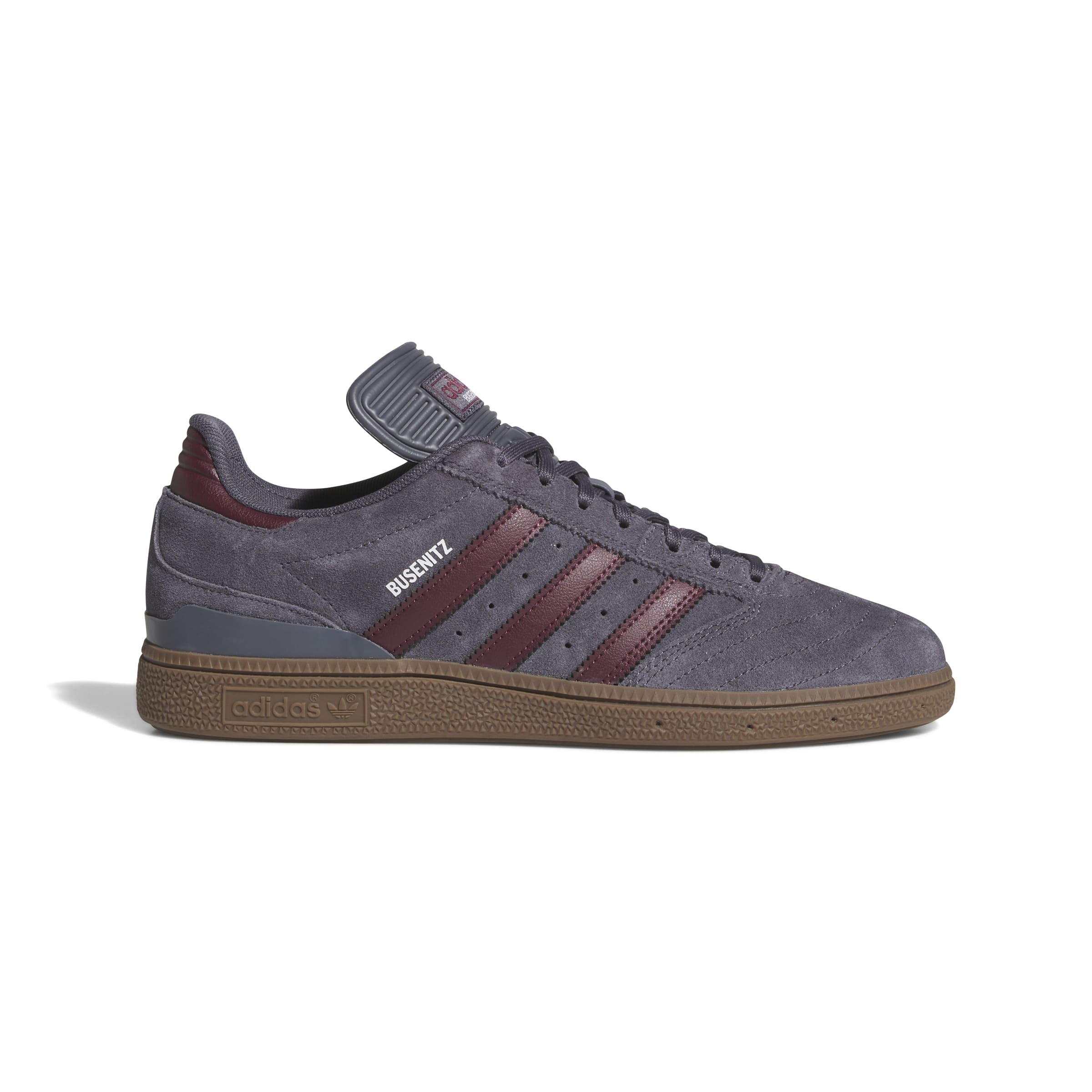 Adidas Busenitz Grey Maroon Gum | Double R Kicks