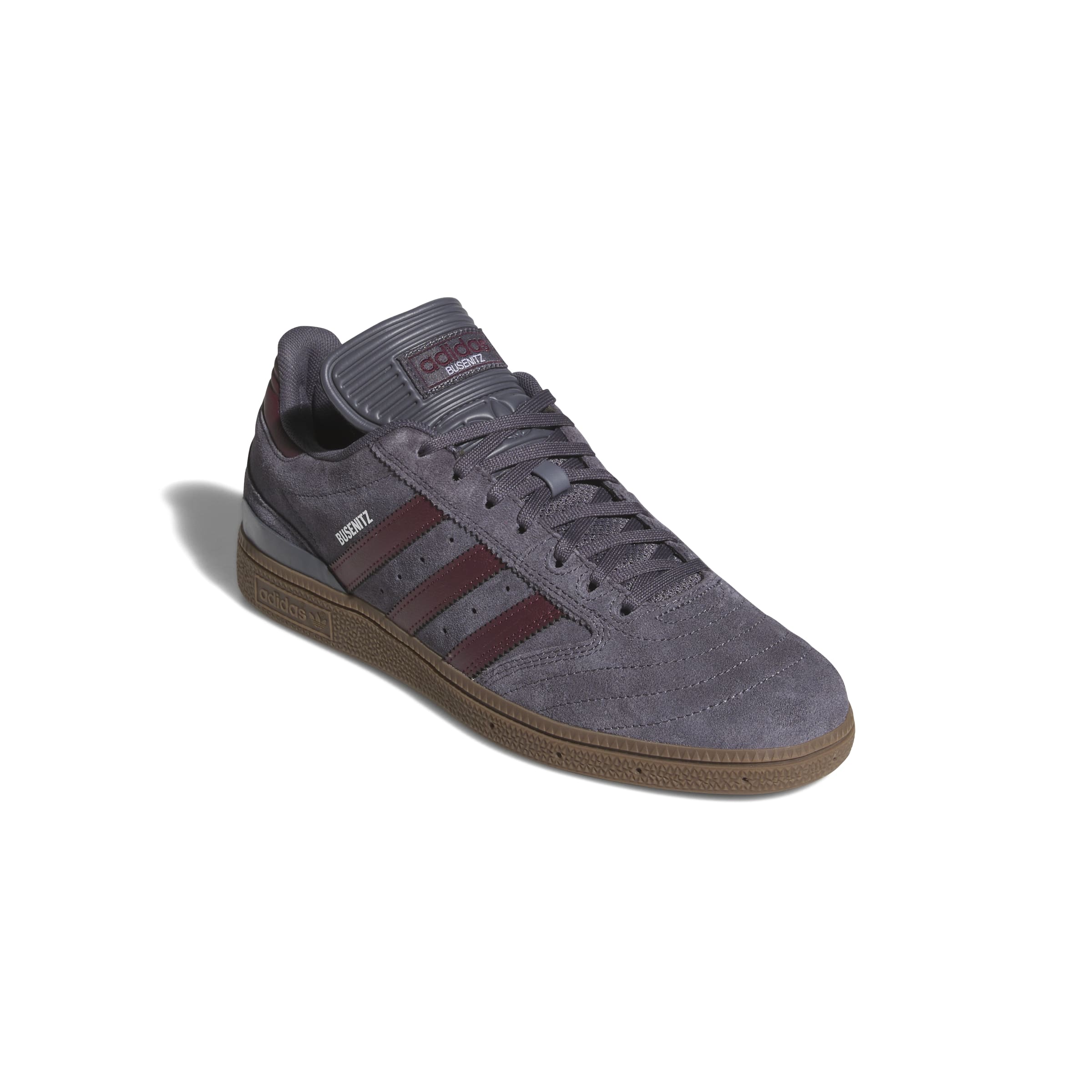 Adidas Busenitz Grey Maroon Gum | Double R Kicks