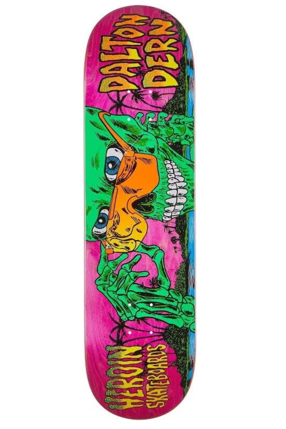 Heroin Dern Hellscape Skateboard Deck 9.0