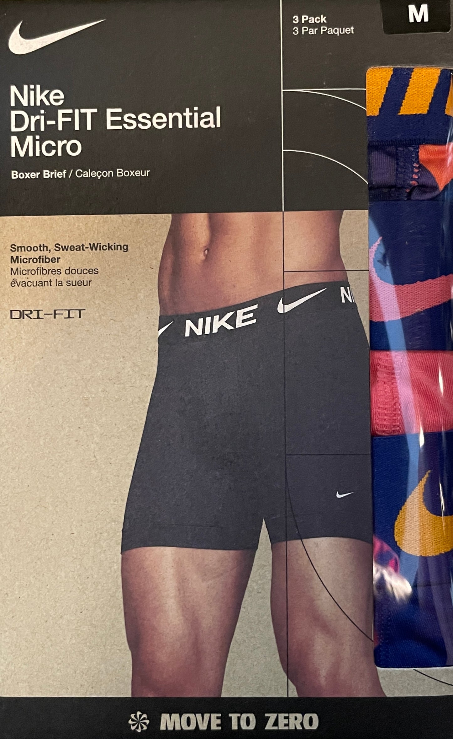 Nike Dri-Fit Essential Micro Boxer Brief Multi 3-Pack