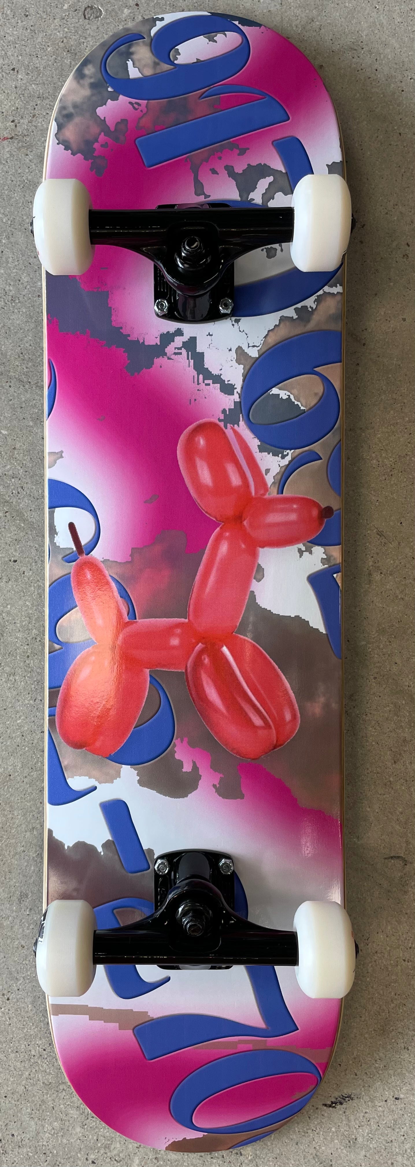 Call Me 917 Balloon Toy Skateboard Complete 8.0