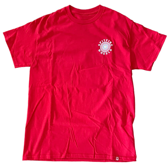 Spitfire Wheels Swirl T-Shirt Red