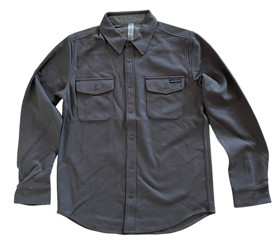 Double R Kicks Banks Midweight Longsleeve Shirt Charcoal