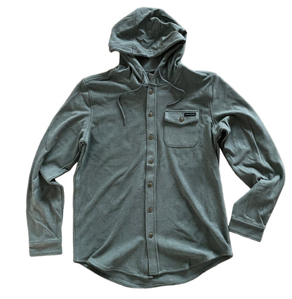 Double R Kicks Parson Polar Fleece Hooded Shirt Olive