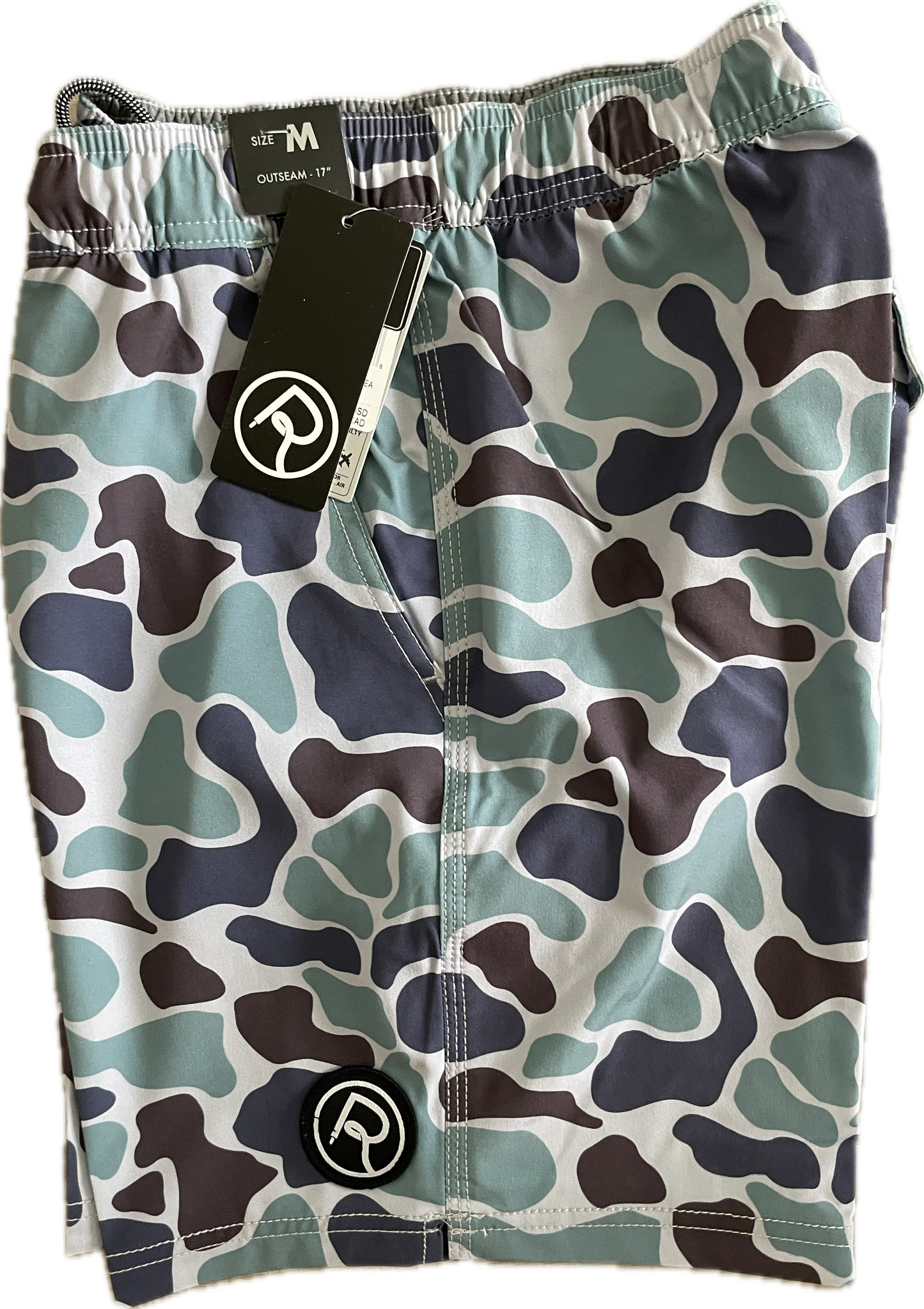 Double R Kicks Tracker Peformance Short Moss Teal Camo