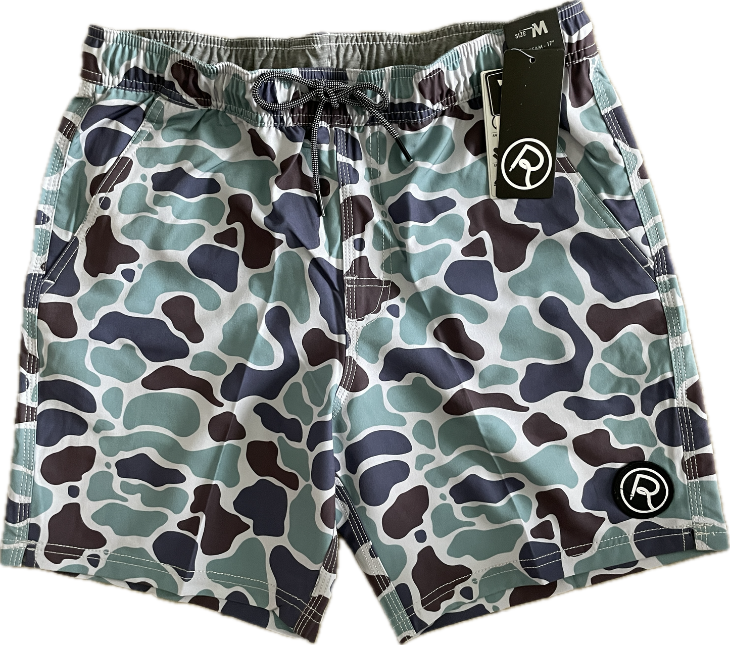 Double R Kicks Tracker Peformance Short Moss Teal Camo