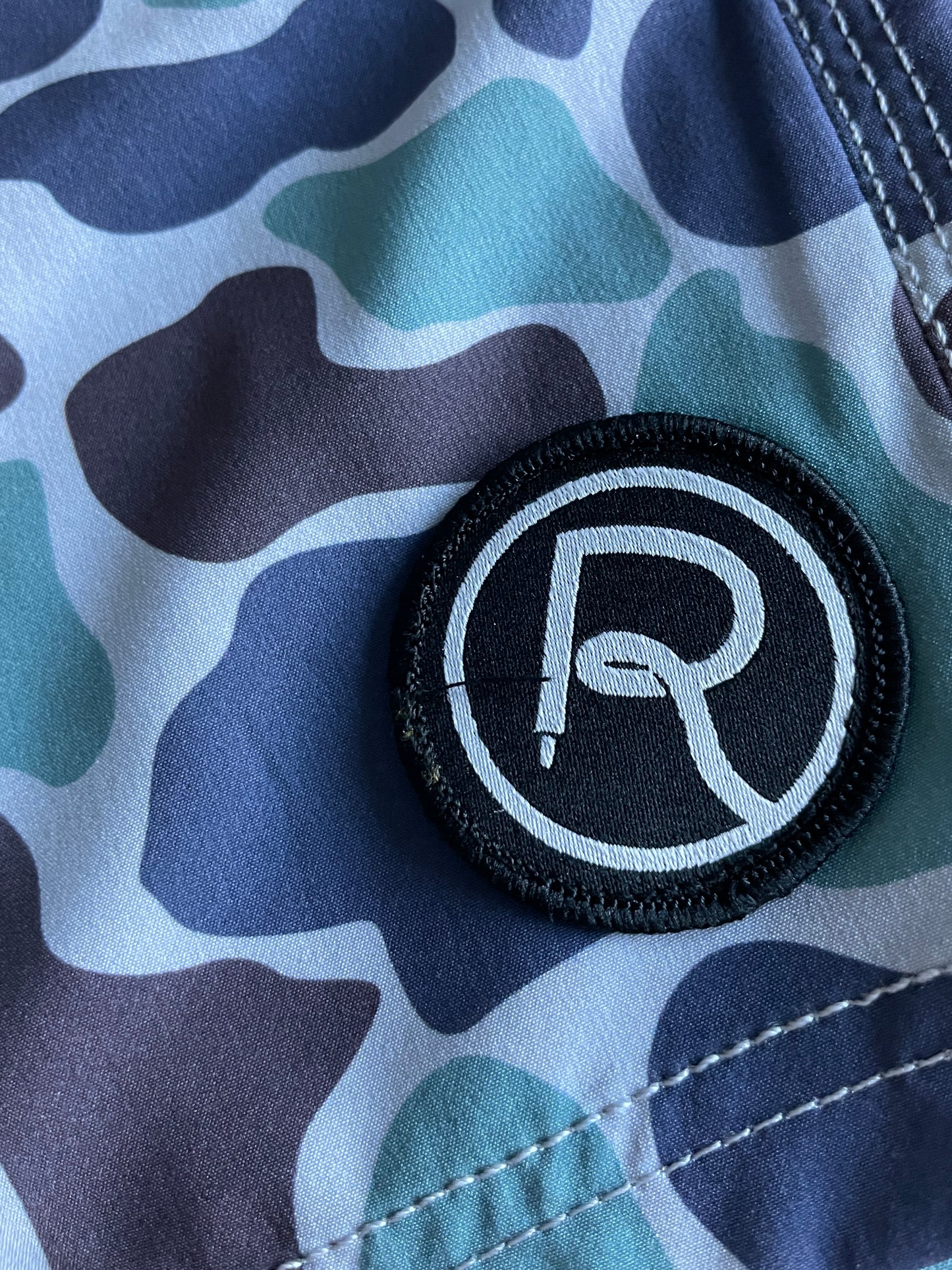 Double R Kicks Tracker Peformance Short Moss Teal Camo