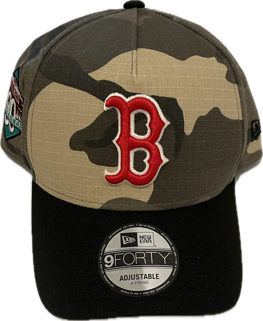 New Era Camo Crown Red Sox Snapback Hat