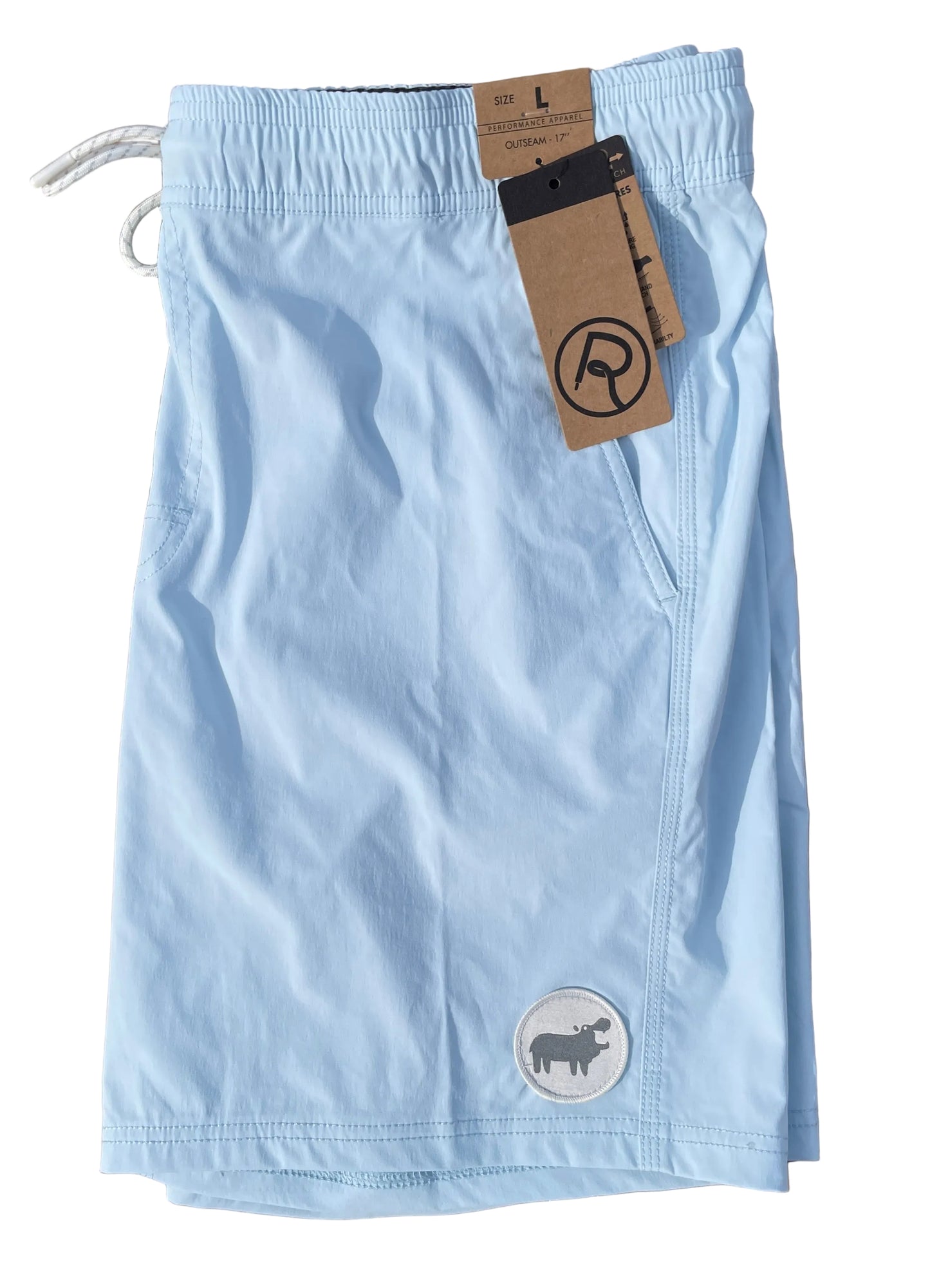 Double R Kicks Ledge Performance Shorts Ice Blue