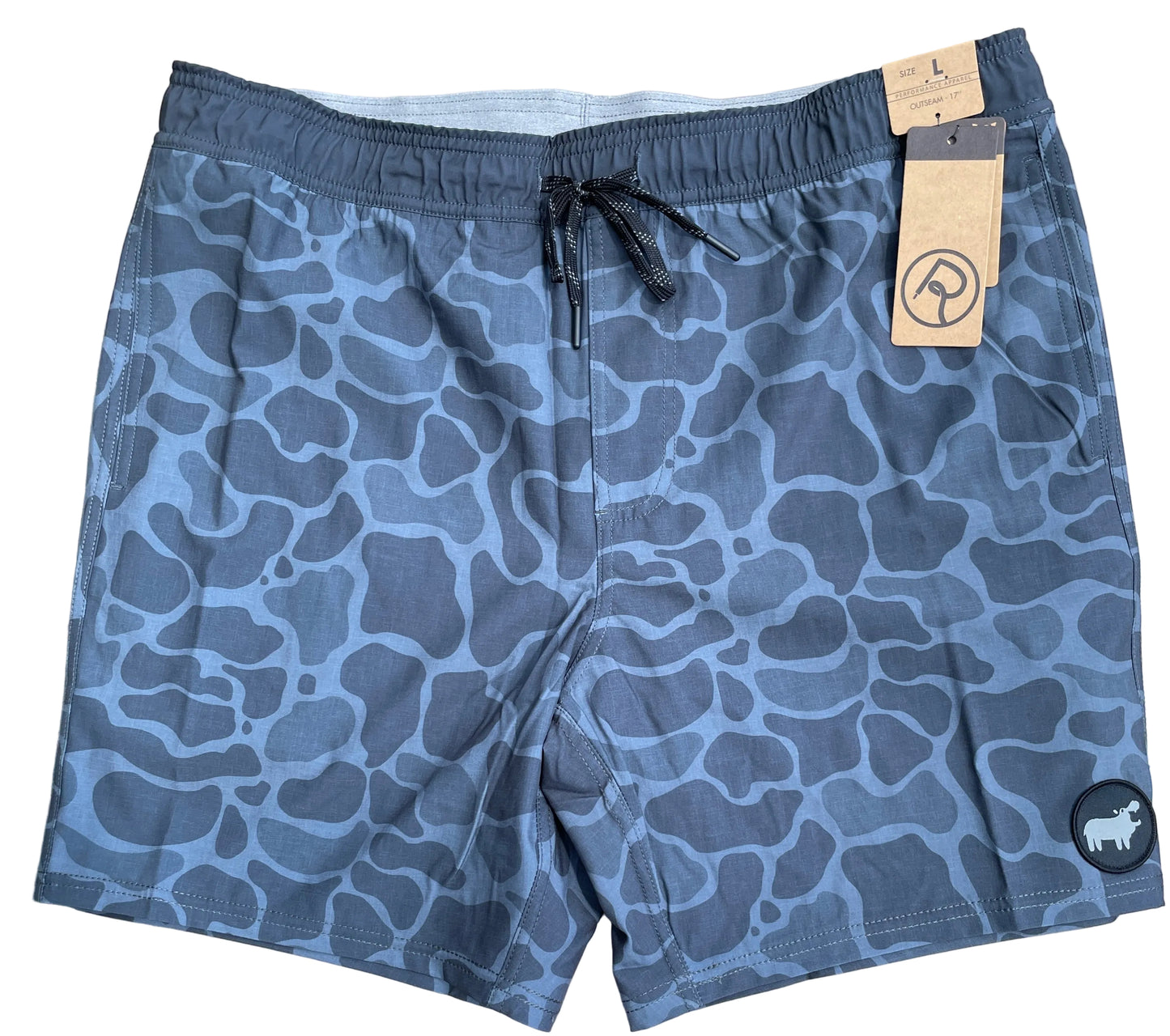 Double R Kicks Davis Performance Shorts Charcoal Camo