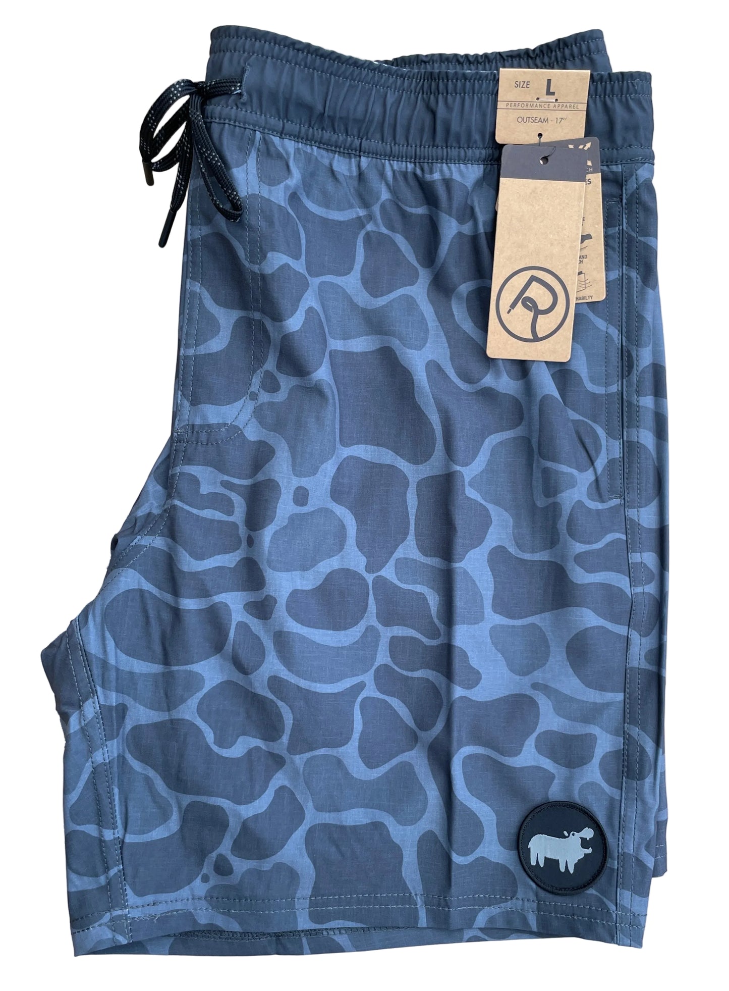 Double R Kicks Davis Performance Shorts Charcoal Camo