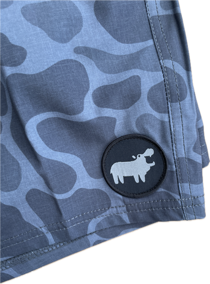 Double R Kicks Davis Performance Shorts Charcoal Camo