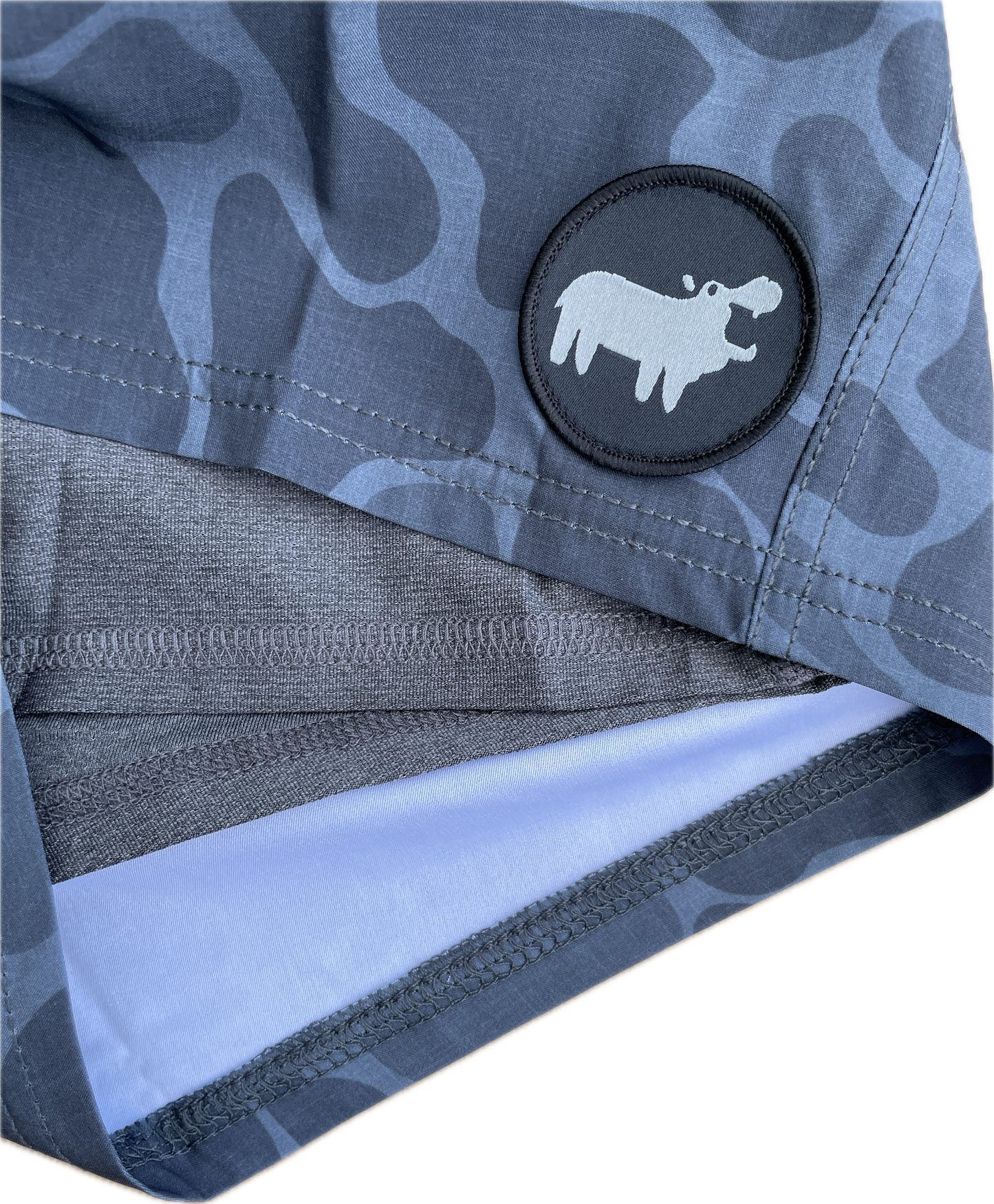Double R Kicks Davis Performance Shorts Charcoal Camo