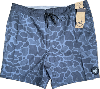 Double R Kicks Davis Performance Shorts Charcoal Camo