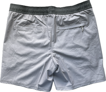 Double R Kicks Davis Performance Shorts Lt Grey