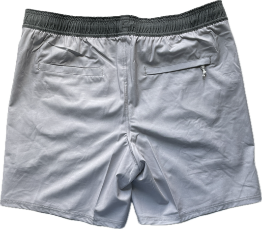 Double R Kicks Davis Performance Shorts Lt Grey