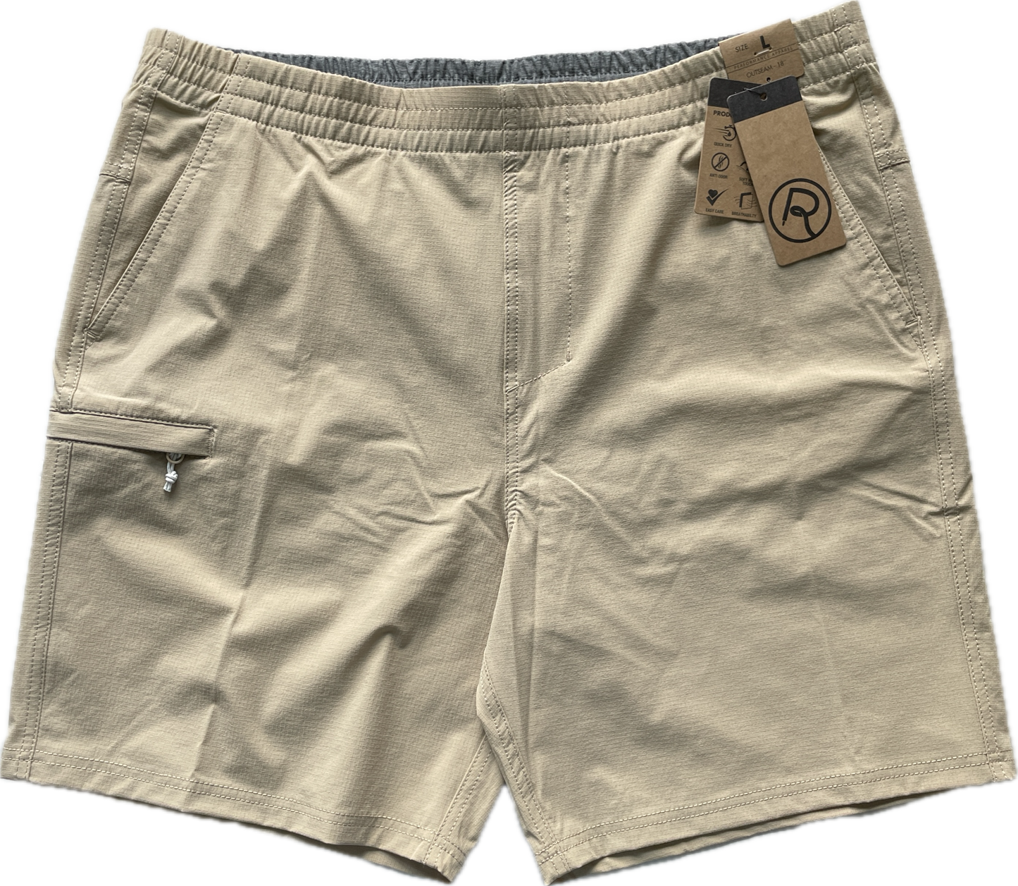 Double R Kicks Offshore Performance Shorts Khaki