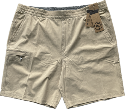 Double R Kicks Offshore Performance Shorts Khaki
