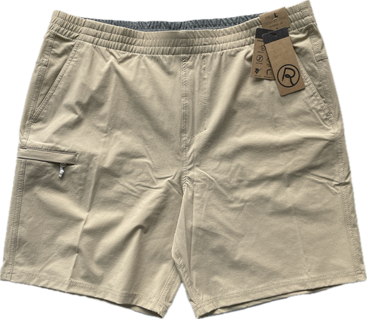 Double R Kicks Offshore Performance Shorts Khaki